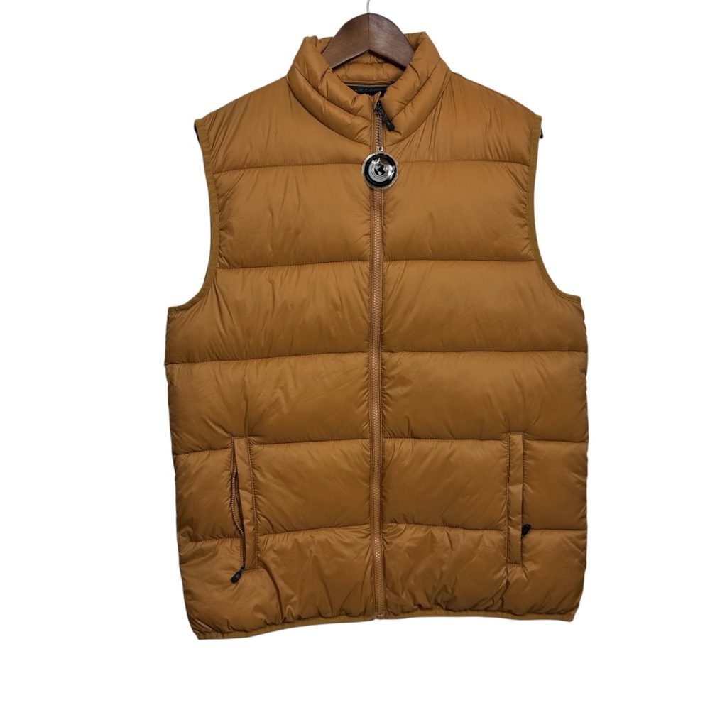 Swiss Tech Men's Brown Puffer Vest